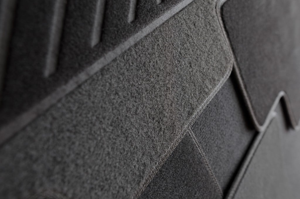 Lecatris automotive carpet floor mat — close-up texture