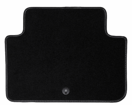 Lecatris rear automotive carpet floor mat, mirrored piece of the full set